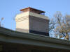 copper chimney cap, custom copper chimney cap, installed copper chimney cap