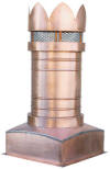 Custom Copper Chimney Pot