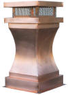 Custom Copper Chimney Pot