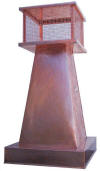 Custom Copper Chimney Pot