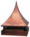 Custom Copper Chimney Shroud