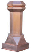 Custom Copper Chimney Pot